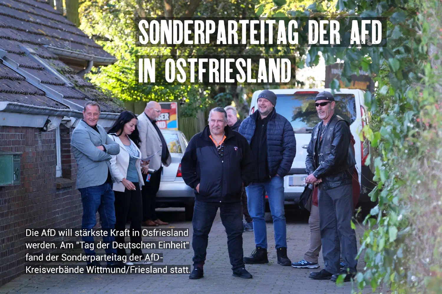 Sonderparteitag der AfD in Werdum (Ostfriesland)