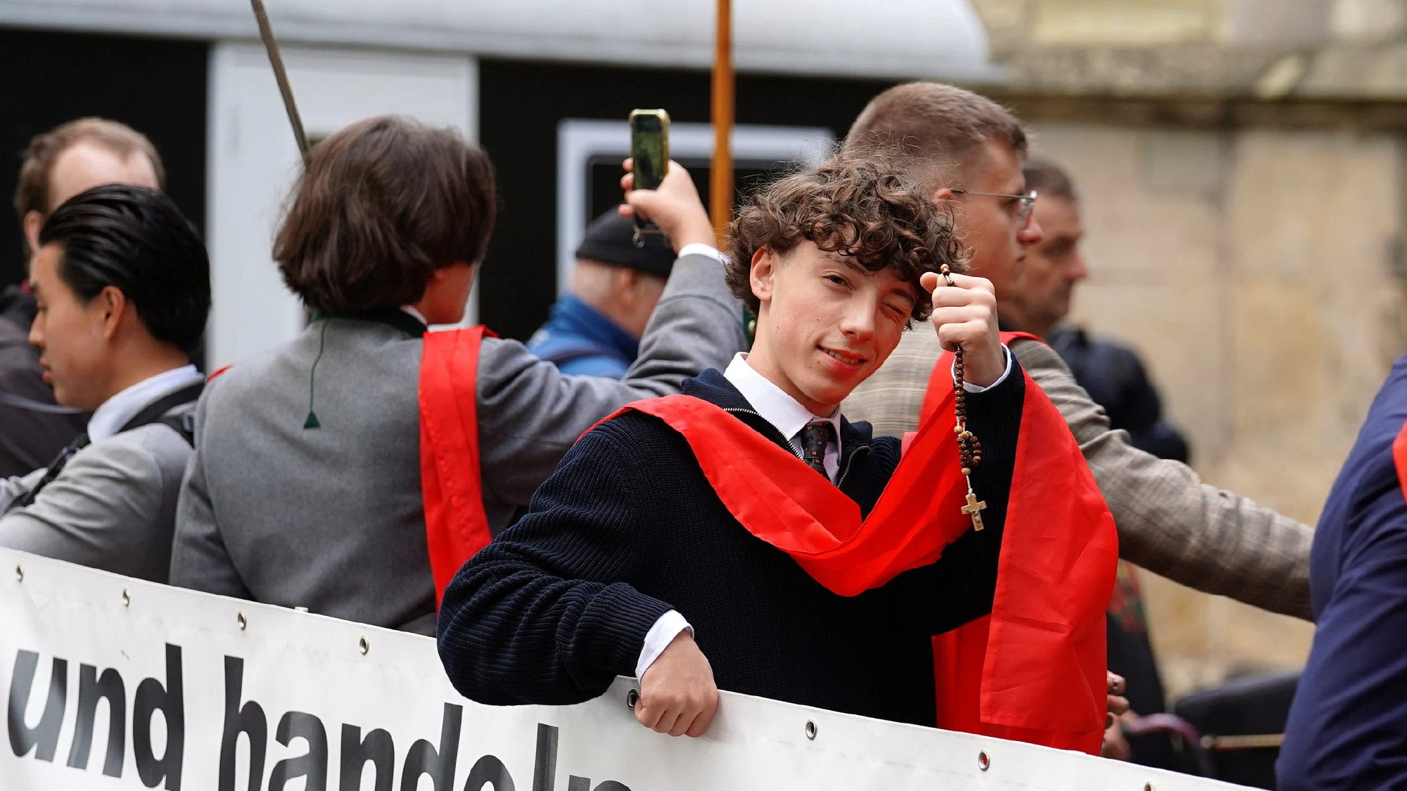 Christlich-fundamentalistischer 1000 Kreuze-Marsch in Münster