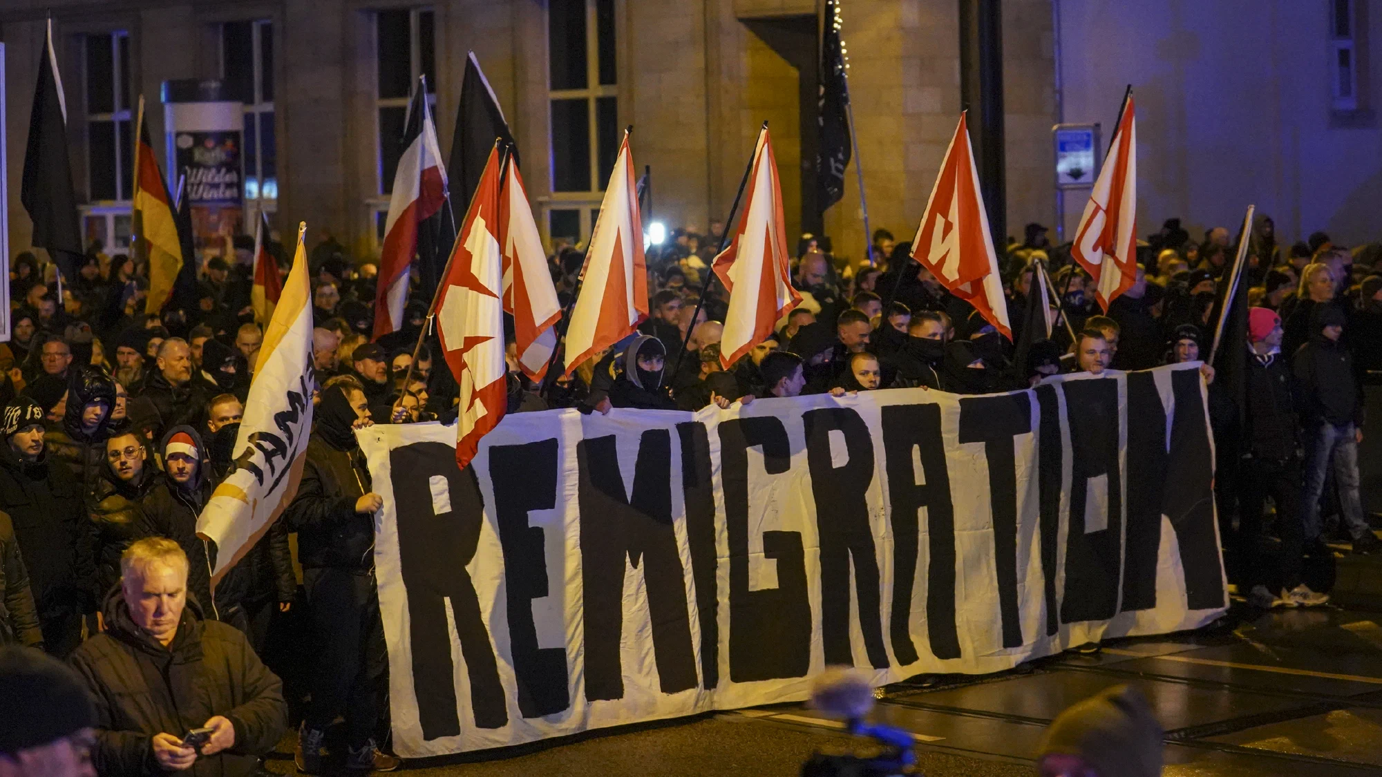 Neonazi-Aufmarsch in Magdeburg