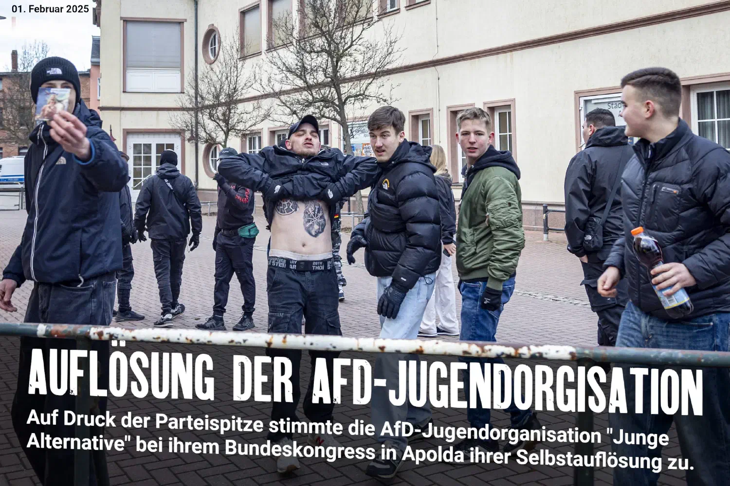 Auflösung der "Jungen Alternative" in Apolda