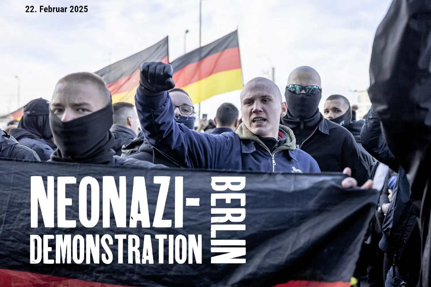 Neonazi-Demonstration in Berlin