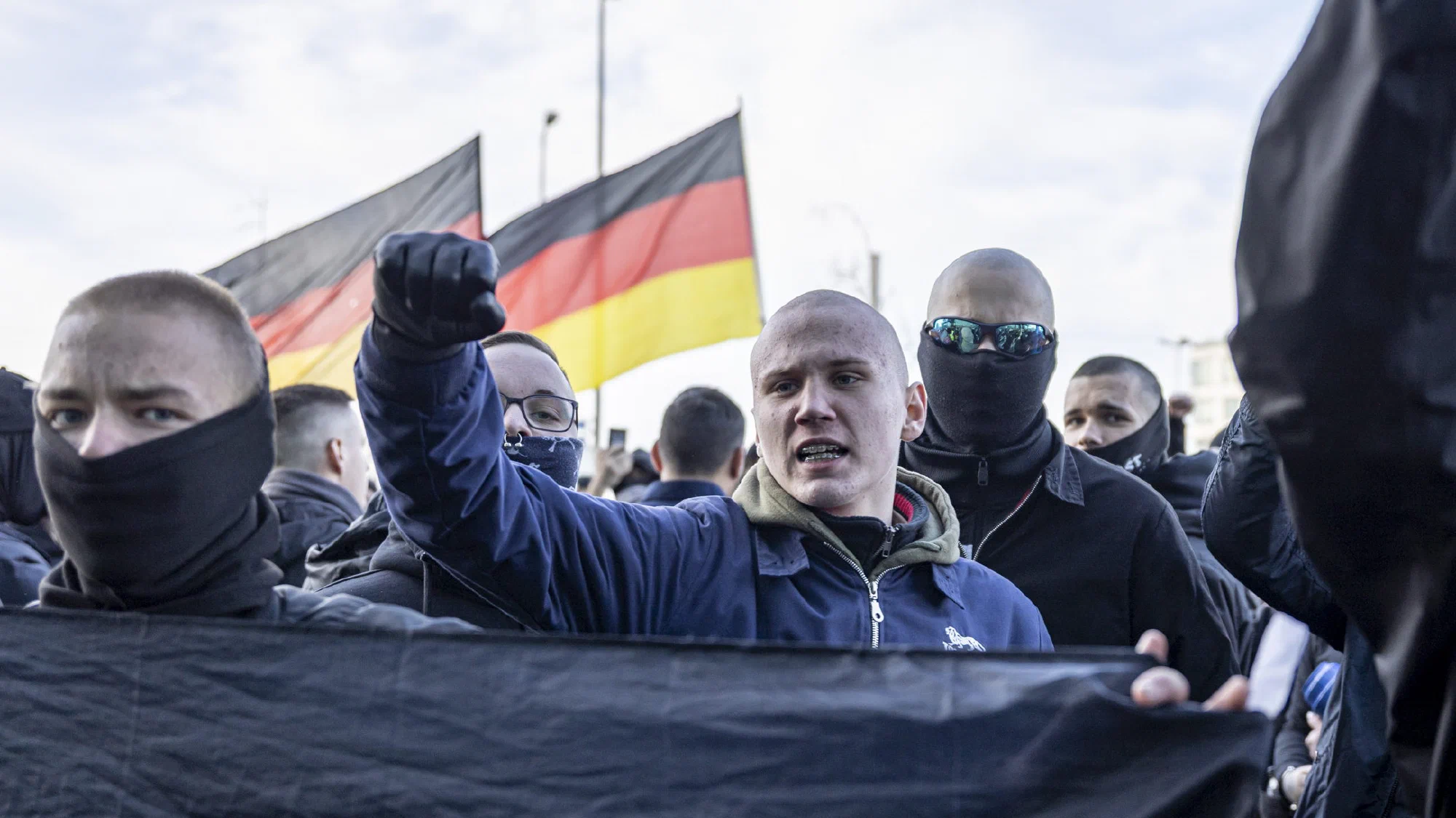Neonazi-Demonstration in Berlin