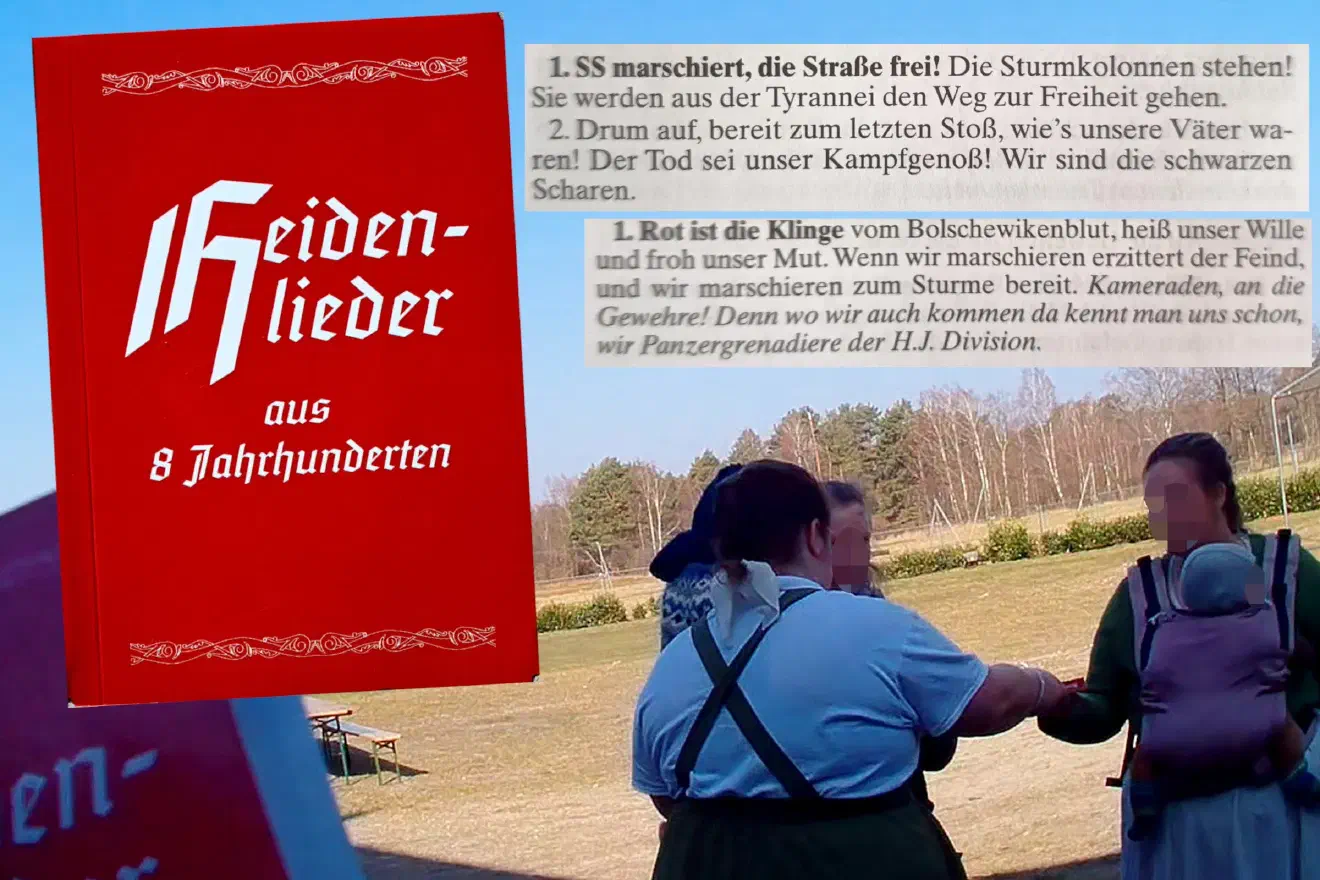 Hierin finden sich zahlreiche Lieder der Hitlerjugend, der Waffen-SS und allgemein aus der Zeit des historischen Nationalsozialismus.