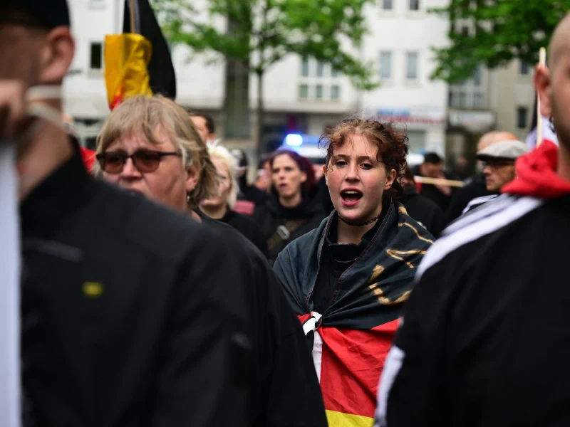 Neonazi-Demonstration in Bielefeld