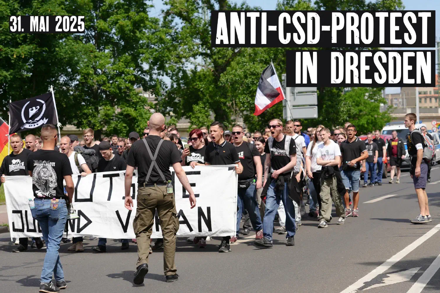 Anti-CSD-Protest in Dresden