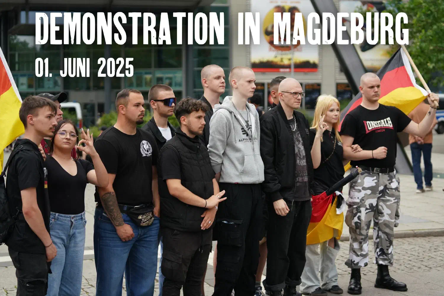 Gemeinsam für Deutschland Demonstration in Magdeburg