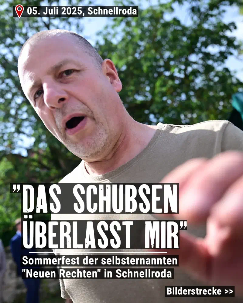 Sommerfest der selbsternannten "Neuen Rechten" in Schnellroda
