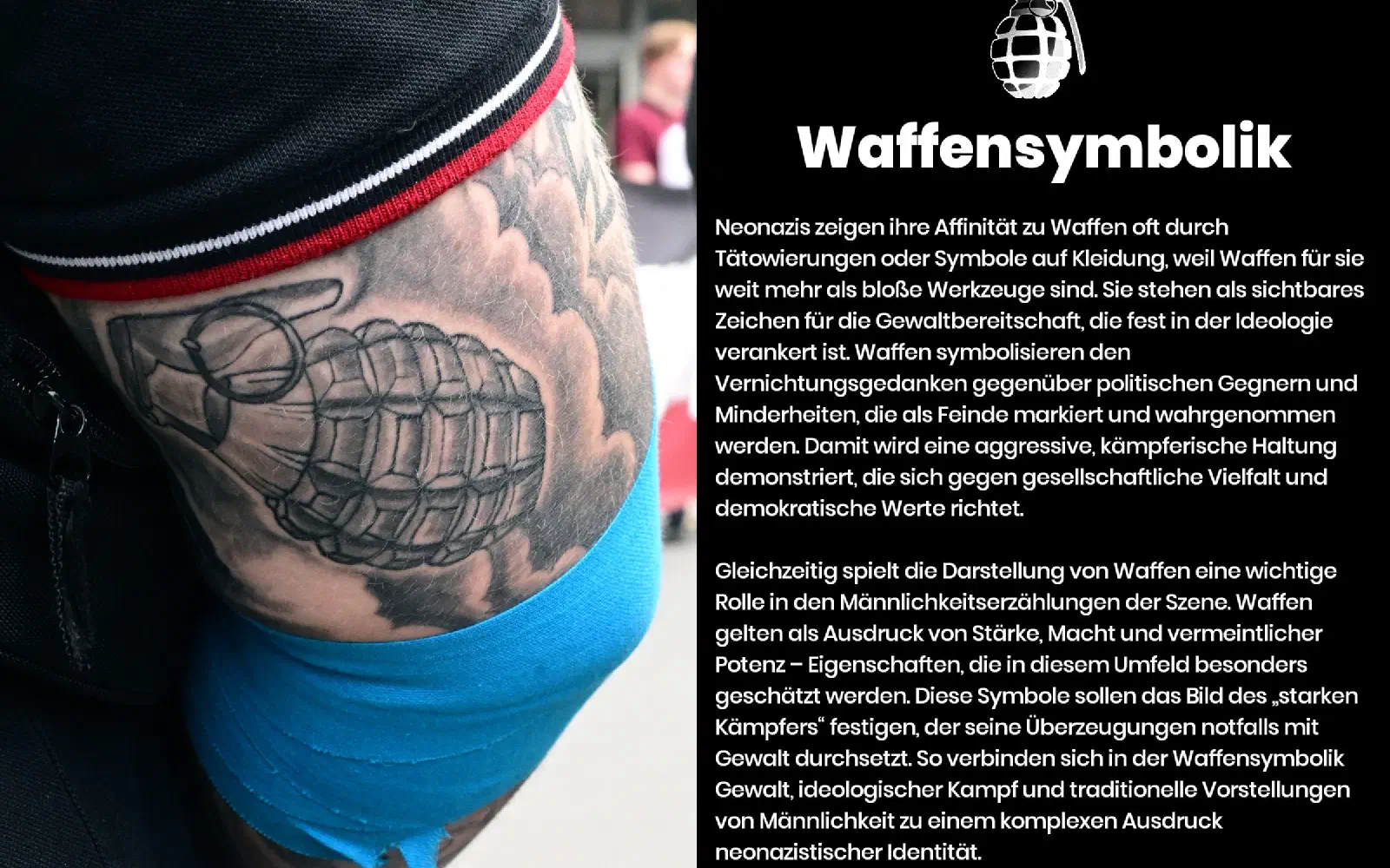 Tafel zu Waffensymbolik