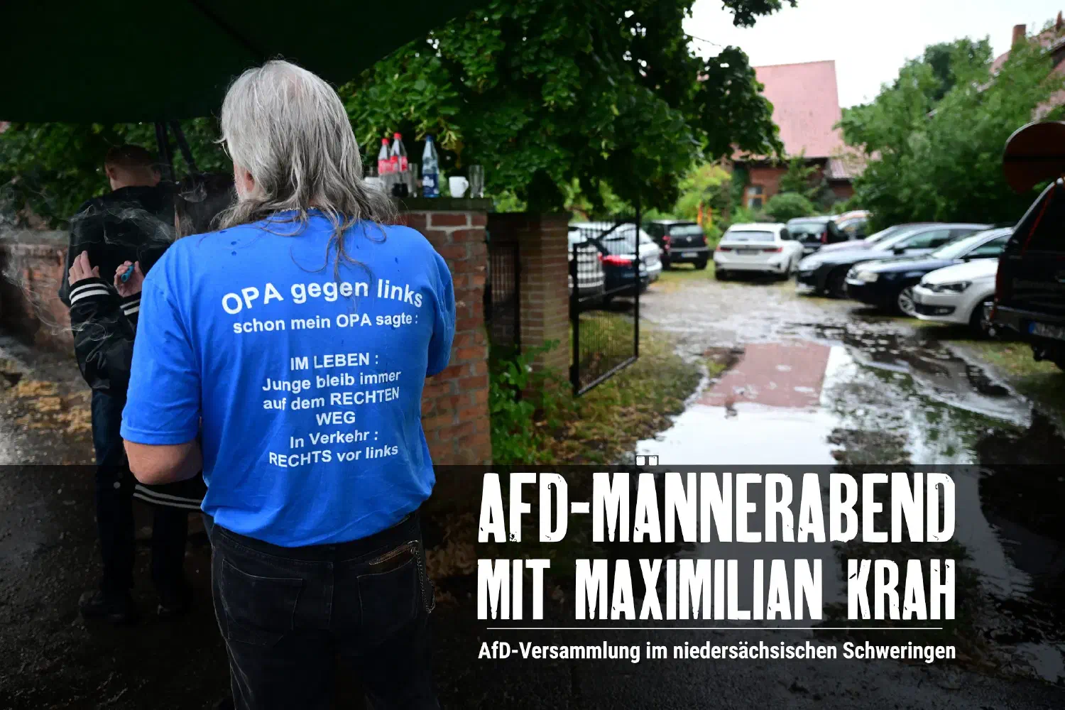 "AfD-Männerabend" mit Maximilian Krah in Schweringen