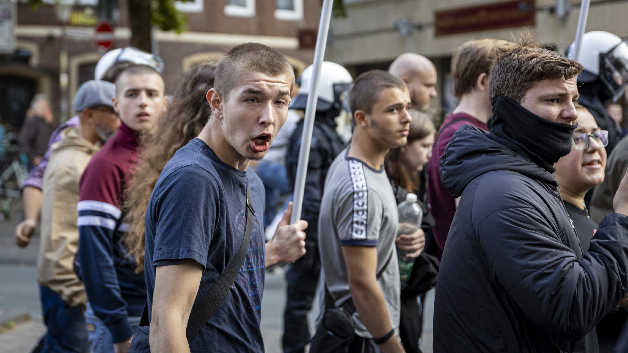 (wieder eine) Neonazi-Demonstration in Münster