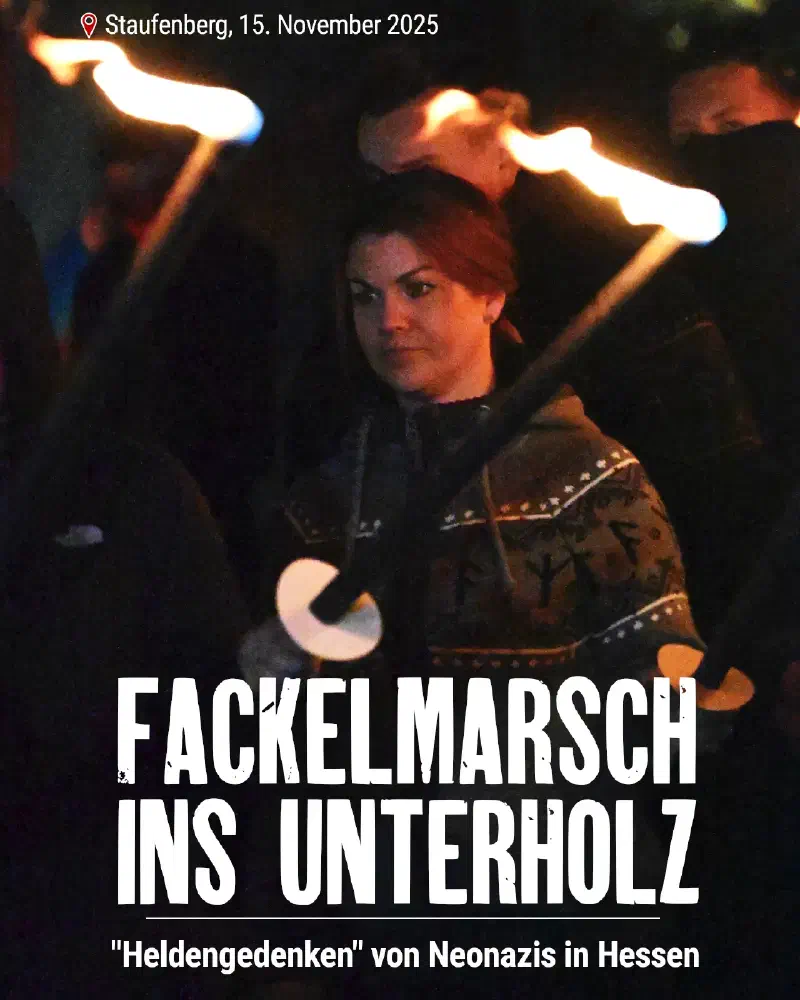 Neonazi-Gedenken im hessischen Staufenberg