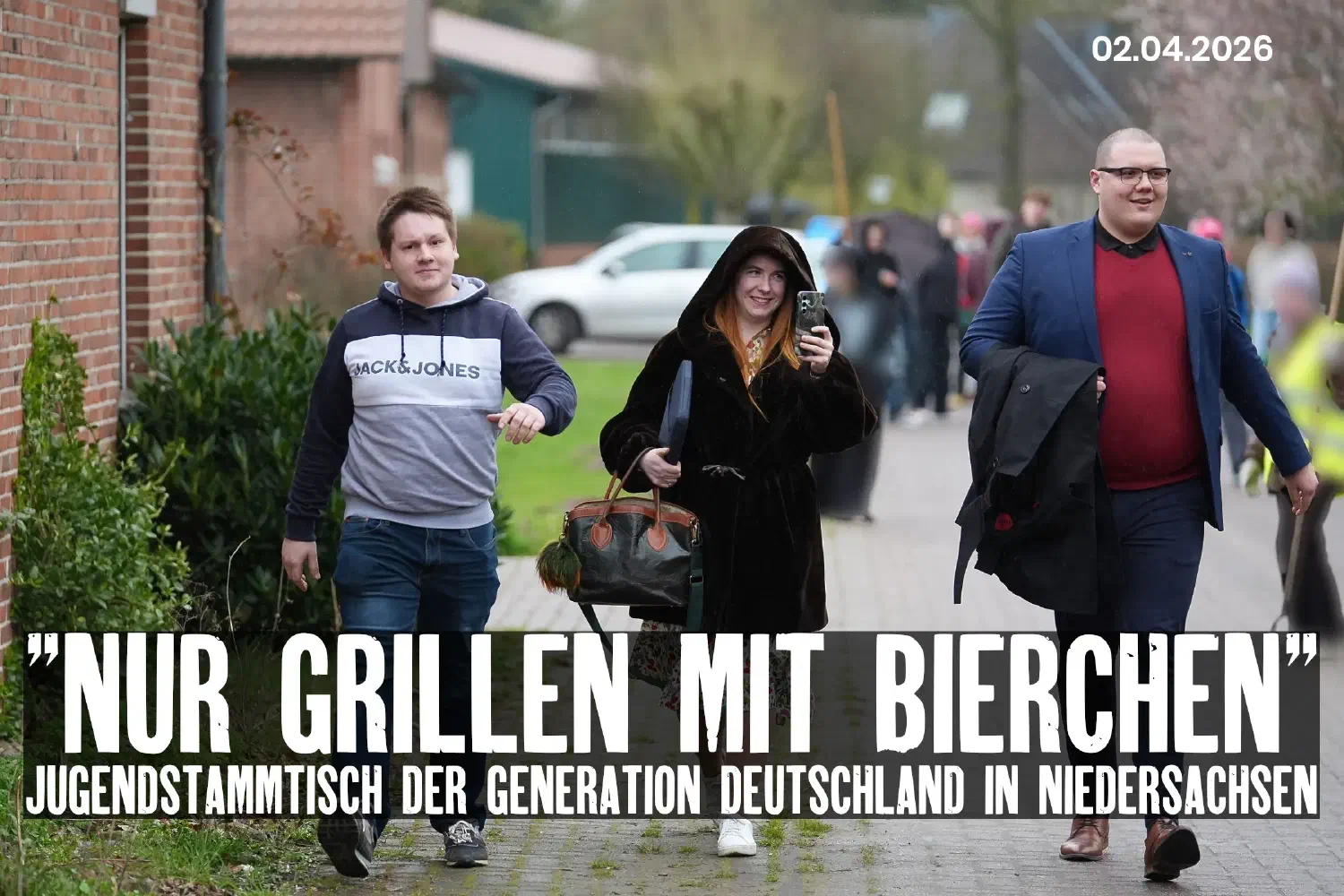 Jugendstammtisch der "Generation Deutschland" in Brettorf (NDS)
