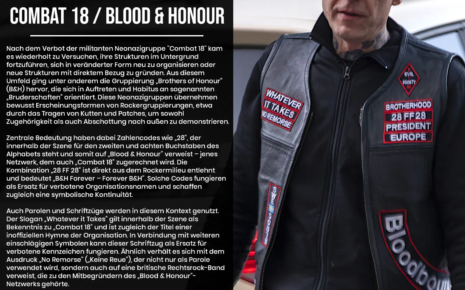 Tafel zu Brothers of Honour