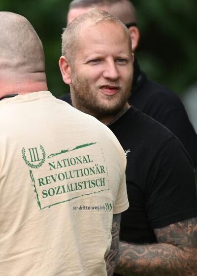 "Tag der Heimattreue" der neonazistischen Splitterpartei III.Weg am 03.09.2022 in Hilchenbach