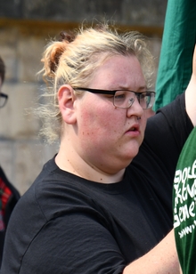 Demonstration der neonazistischen Splitterpartei "Neue Stärke" III.Weg am 03.09.2022 in Magdeburg