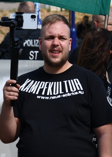 Demonstration der neonazistischen Splitterpartei "Neue Stärke" III.Weg am 03.09.2022 in Magdeburg