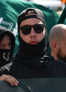 Demonstration der neonazistischen Splitterpartei "Neue Stärke" III.Weg am 03.09.2022 in Magdeburg