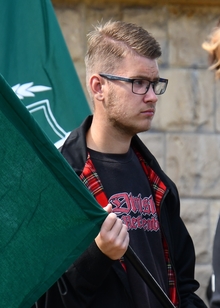 Demonstration der neonazistischen Splitterpartei "Neue Stärke" III.Weg am 03.09.2022 in Magdeburg
