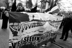Demonstration von Neonazis in Luebeck