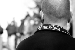 Demonstration von Neonazis in Luebeck