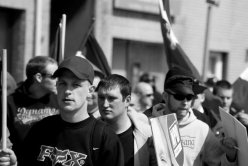 1. Mai Demonstration von Neonazis in Neumünster