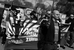 1. Mai Demonstration von Neonazis in Neumünster