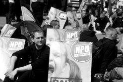 1. Mai Demonstration von Neonazis in Neumünster