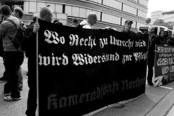 Demonstration von Neonazis in Hamburg 2012