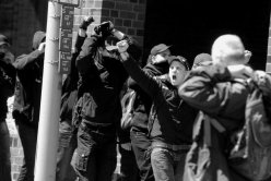 Demonstration von Neonazis in Hamburg 2012