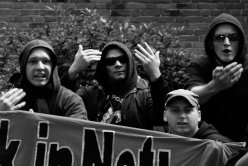 Demonstration von Neonazis in Hamburg 2012