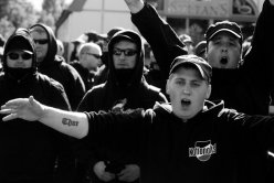 Demonstration von Neonazis in Hamburg 2012