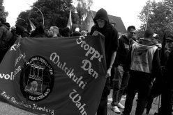 Demonstration von Neonazis in Hamburg 2012