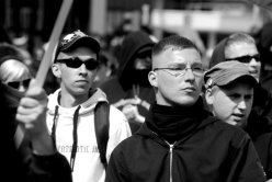 Demonstration von Neonazis in Hamburg 2012