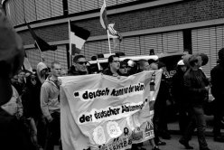 Demonstration von Neonazis in Hamburg 2012