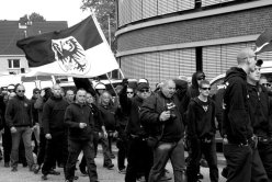 Demonstration von Neonazis in Hamburg 2012