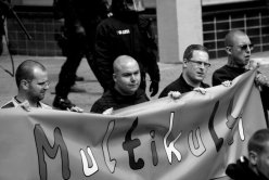 Demonstration von Neonazis in Hamburg 2012