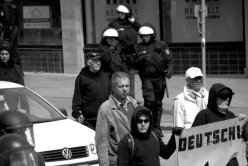 Demonstration von Neonazis in Hamburg 2012