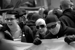 Demonstration von Neonazis in Hamburg 2012