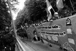 Demonstration von Neonazis in Hamburg 2012