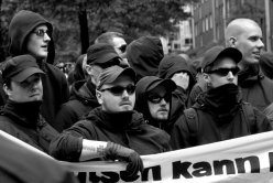 Demonstration von Neonazis in Hamburg 2012