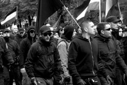 Demonstration von Neonazis in Hamburg 2012