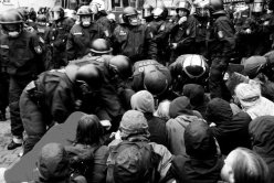 Demonstration von Neonazis in Hamburg 2012