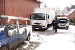 Brandanschlag auf NPD-Fahrzeuge in Schneverdingen
