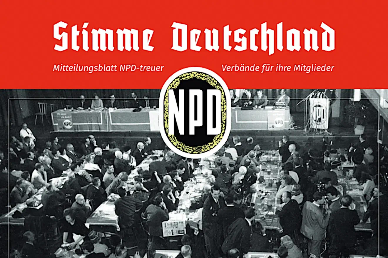 Teile dieses Netzwerks beteilgten sich bereits vor zwei Jahren an der Gründung der NPD Postille „Stimme Deutschland“ (SD), einem NPD-internen Mitteilungsblatt, das nach dem Wegfall der „Deutschen Stimme“ von unzufriedenen NPD-Mitgliedern aus der Taufe gehoben wurde. | Bild: Screenshot der Ausgabe 01/2022