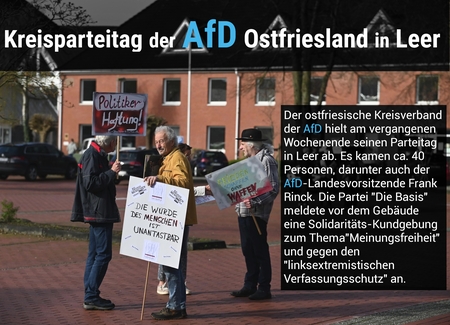 AfD Kreisparteitag in Leer