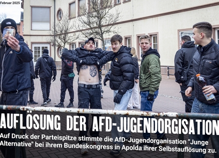 Nachgereicht:Selbstauflösung der JA in Apolda