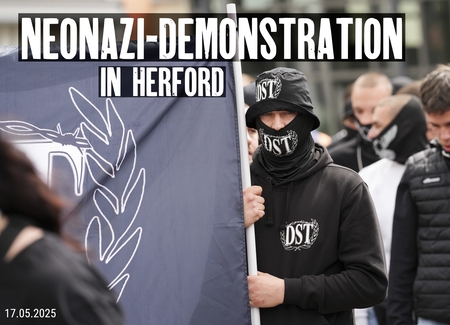 Demonstration von Neonazis in Herford