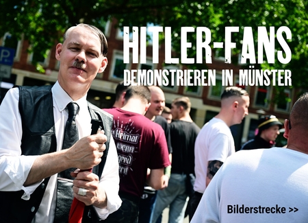 Demonstration von Neonazis in Münster
