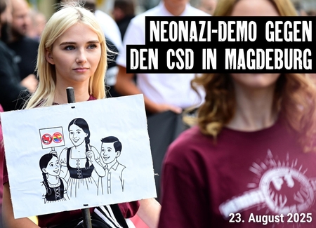 Neonazi-Demonstration gegen den CSD in Magdeburg