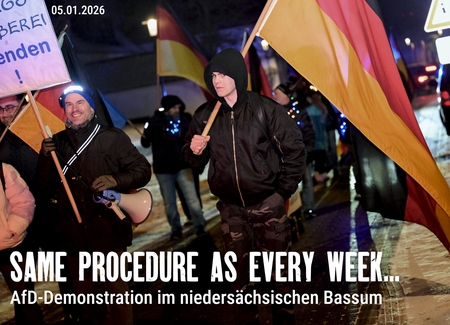 05.01.2026: AfD-Demonstration in Bassum (Niedersachsen)